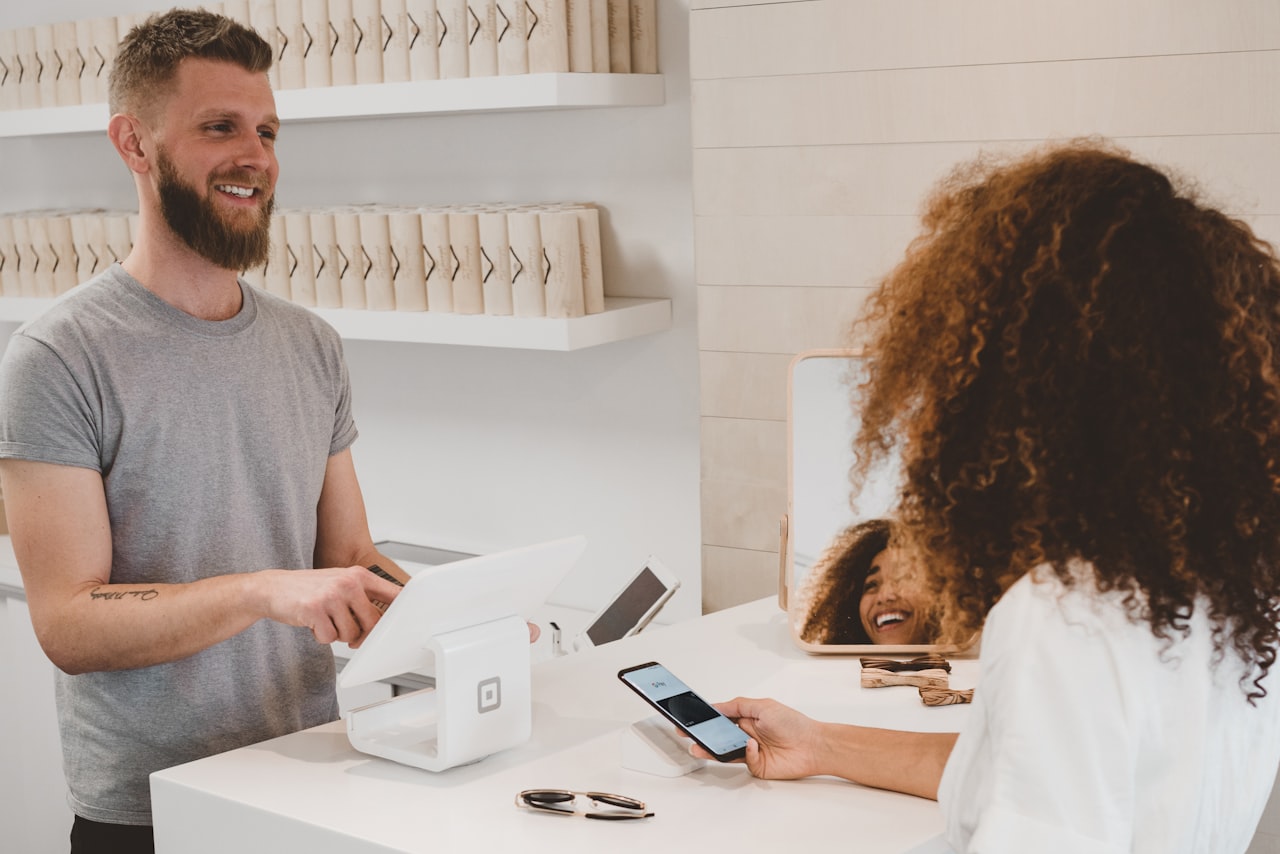 Pago con tarjeta en un comercio digital